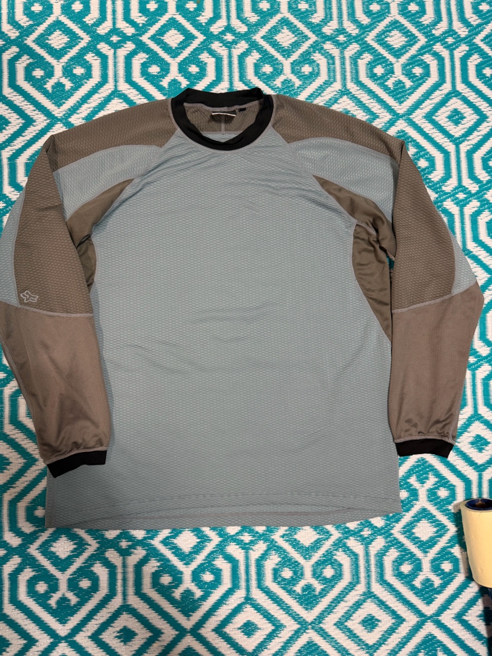 Fox Racing Men’s XL Performance Long Sleeve Shirt Gray Stretch